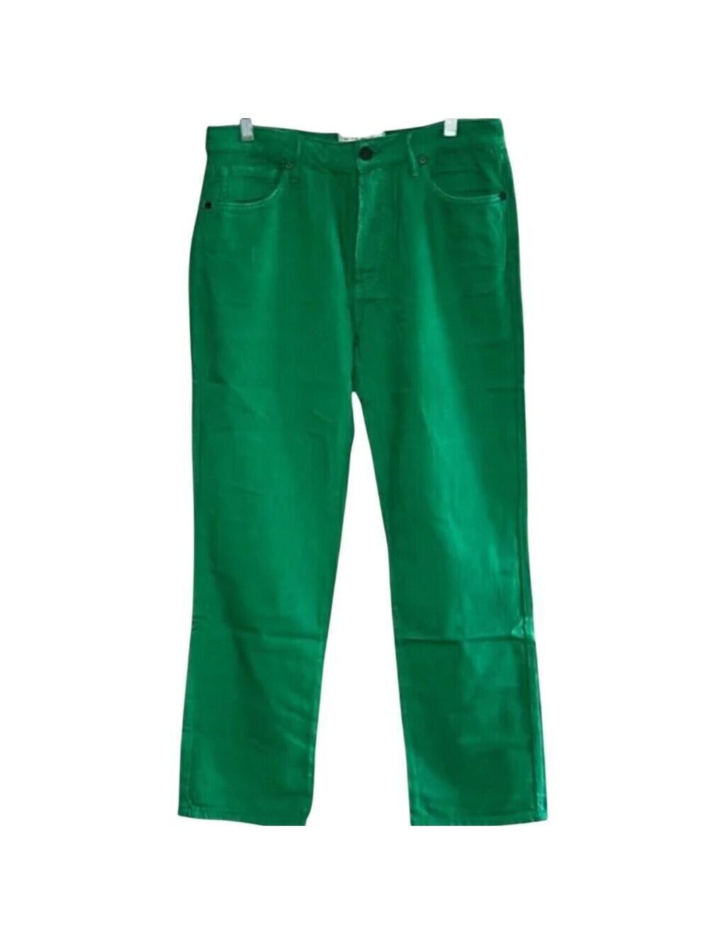 NWT Free People Sandrine Rose Straight Leg Jeans 29 Sapin Green MSRP $198